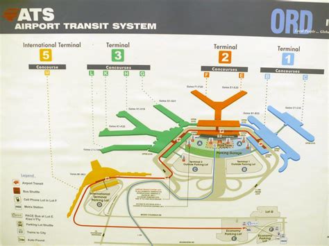 Chicago O'Hare Airport Map